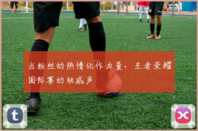 当粉丝的热情化作力量，王者荣耀国际赛的助威声